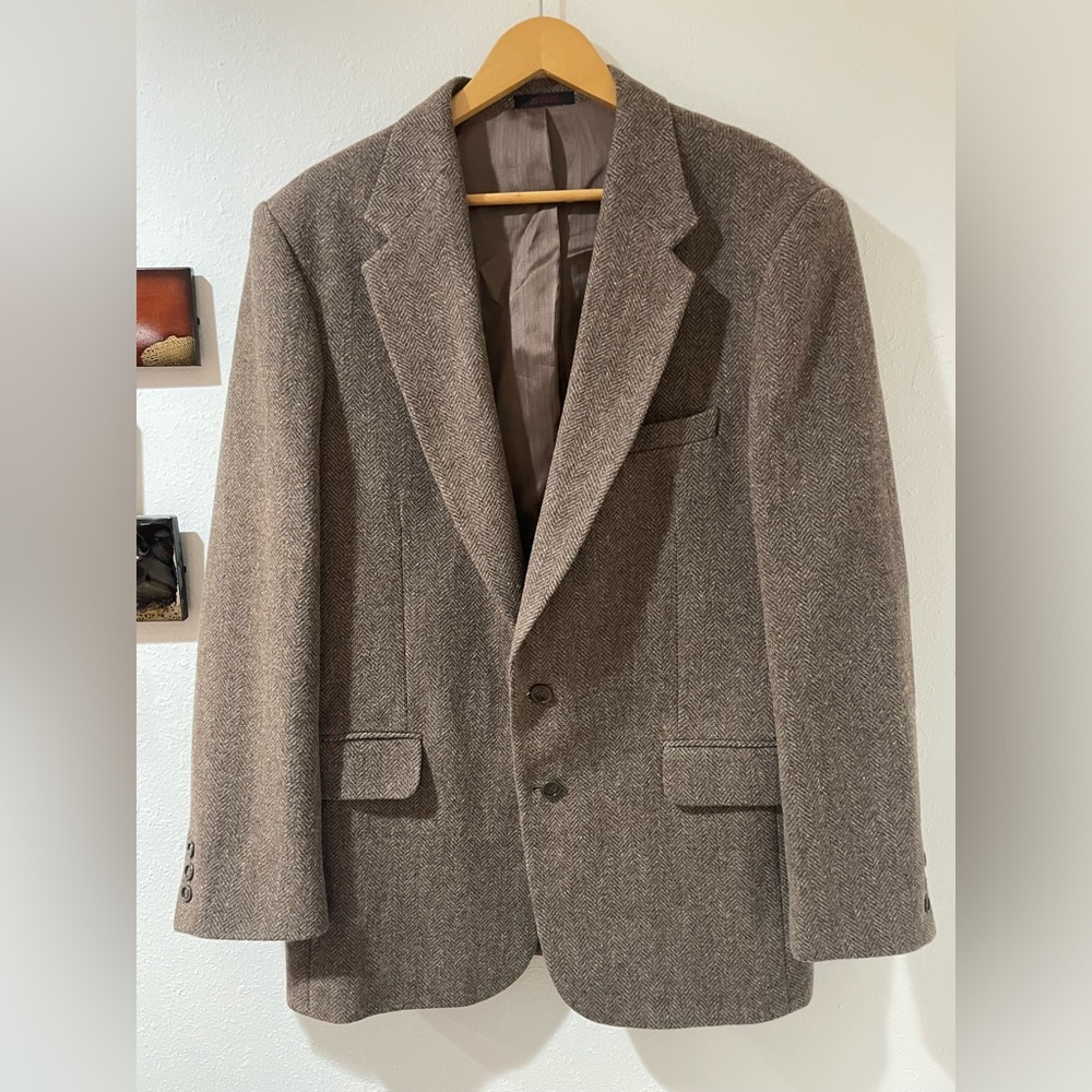 Stanley Blacker 100% Wool Jacket. Euc Eclectic Gr… - image 1